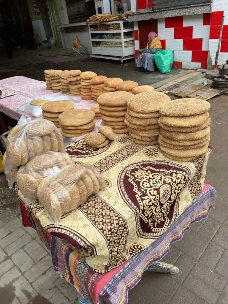 moroccan food homemade bread